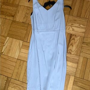 Classic Sleeveless Lavendar Sheath Dress